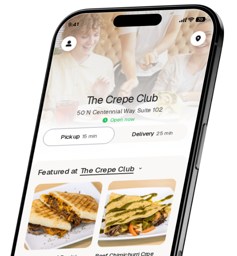 The Crepe Club app preview